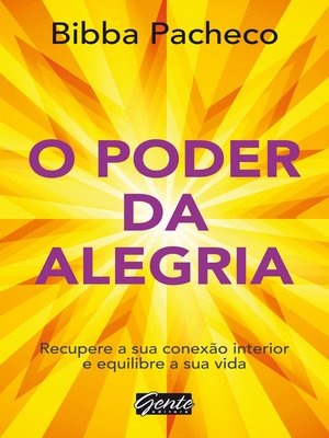 cover image of O poder da alegria